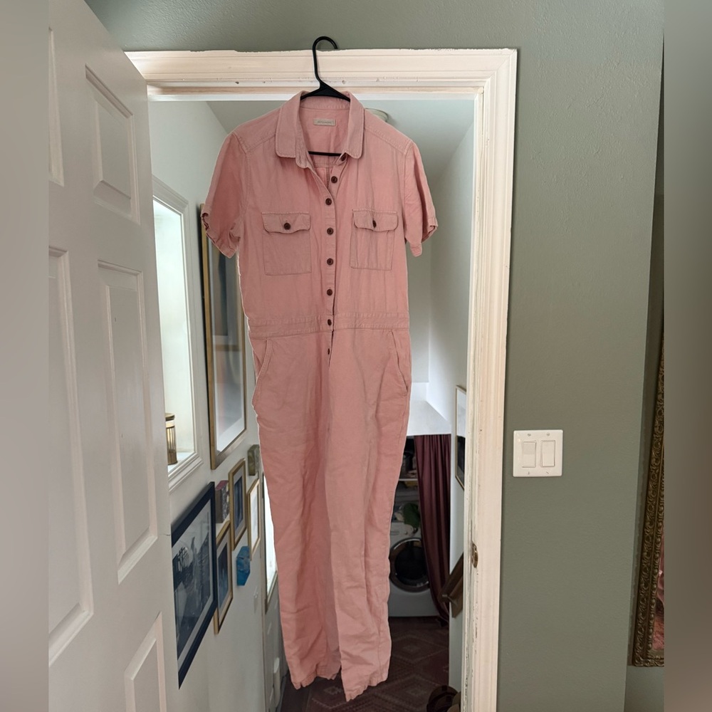 Outerknown pink jumpsuit